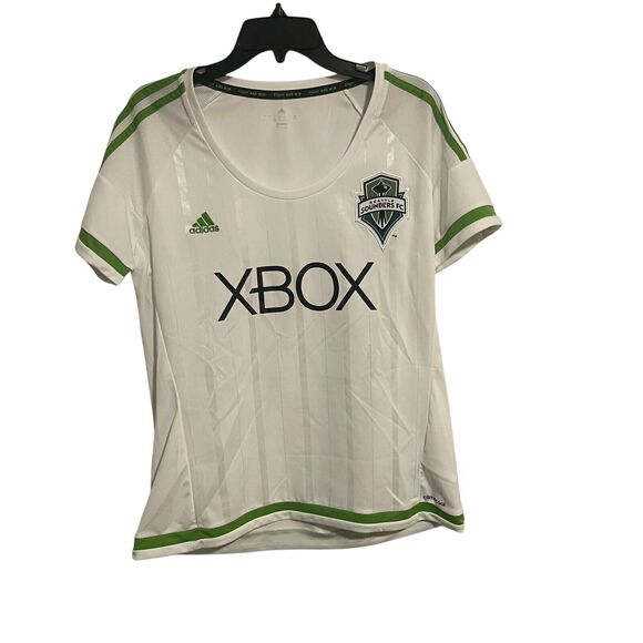 Adidas MLS Soccer Seattle Sounders FC XL Xbox White Jersey Climacool 2010/2011 - Picture 1 of 7